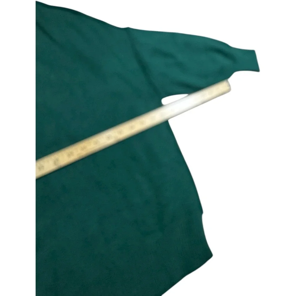ZESICA Womens Plus Size Oversized Knit Sweater Long Sleeve Green XXL